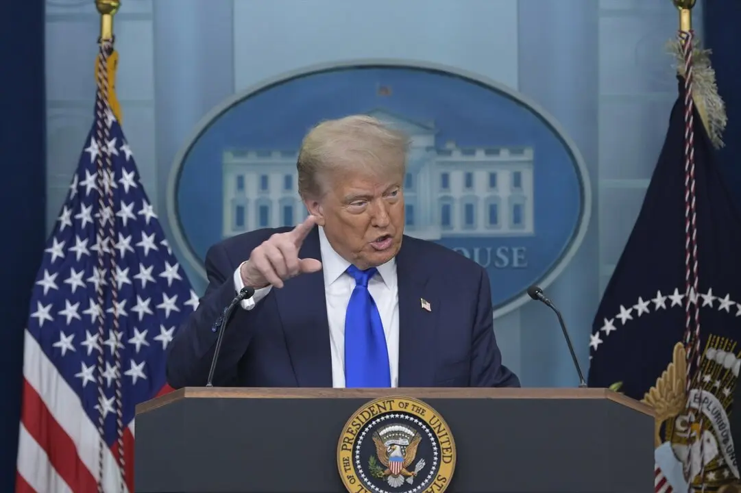 Donald Trump durante una intervenci&oacute;n ante los medios. / EP