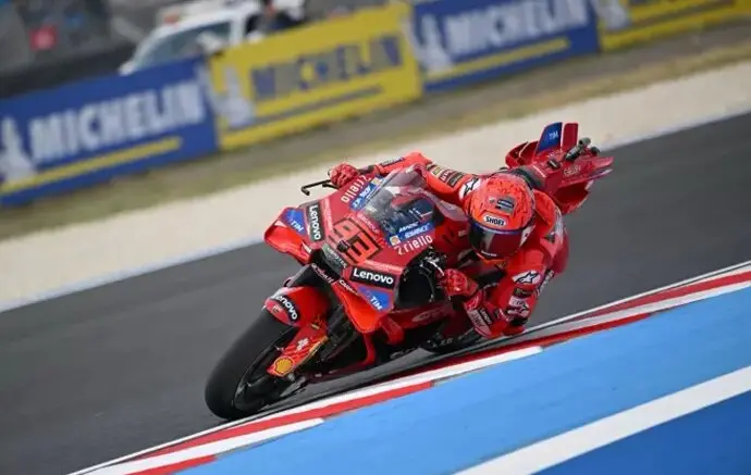 Marc M&aacute;rquez, en el circuito de Balaton Park. / x