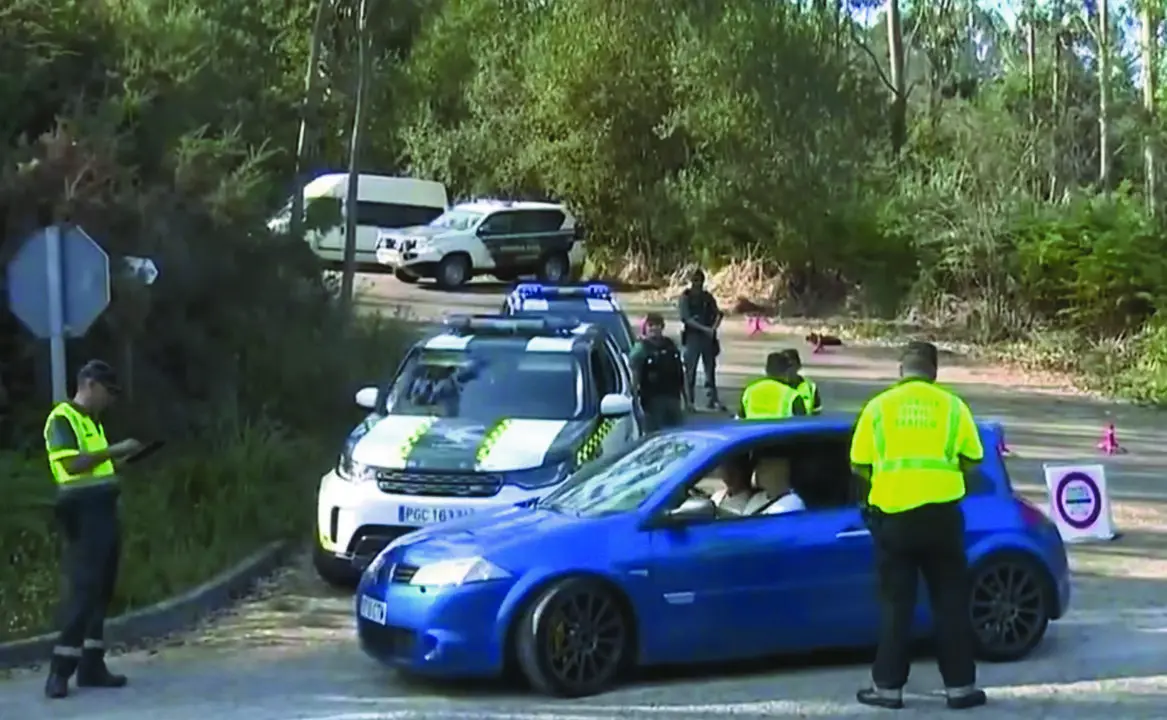 Controles policiales para evitar. la 'rave'. / RTVE
