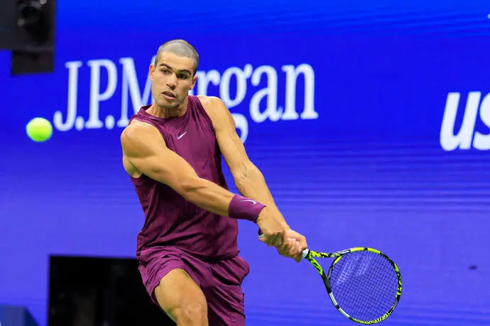 El tenista murciano Carlos Alcaraz en el US Open. / ep