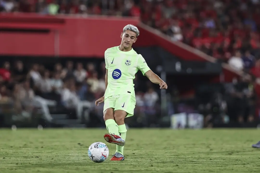 El jugador del FC Barcelona, Pablo Gavi. / EP