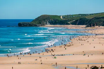 La playa de Mer&oacute;n. / A.S.P