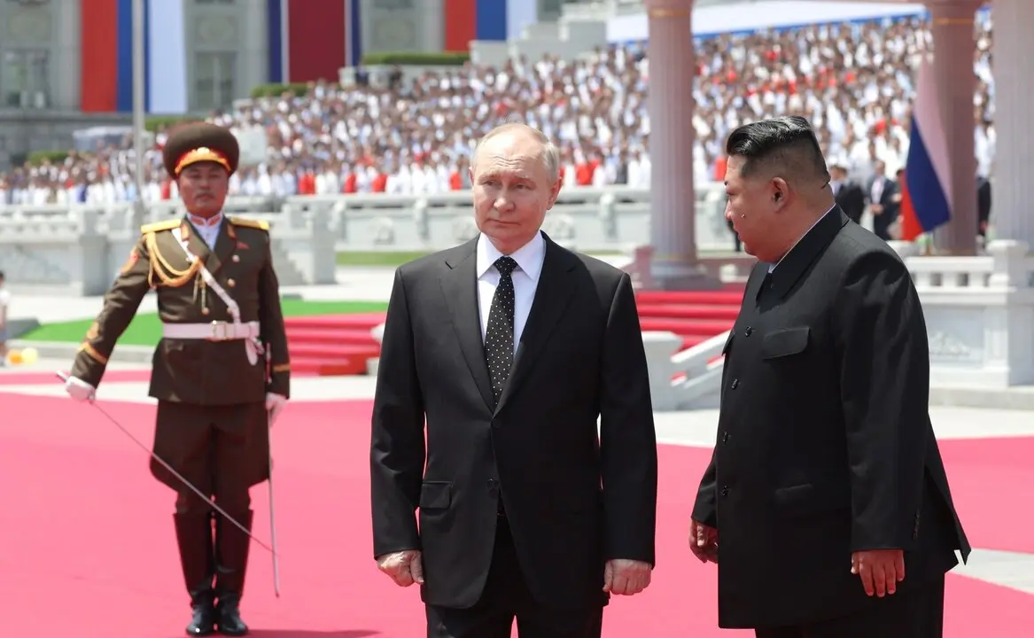 Putin y Kim hombro con hombro. / EP