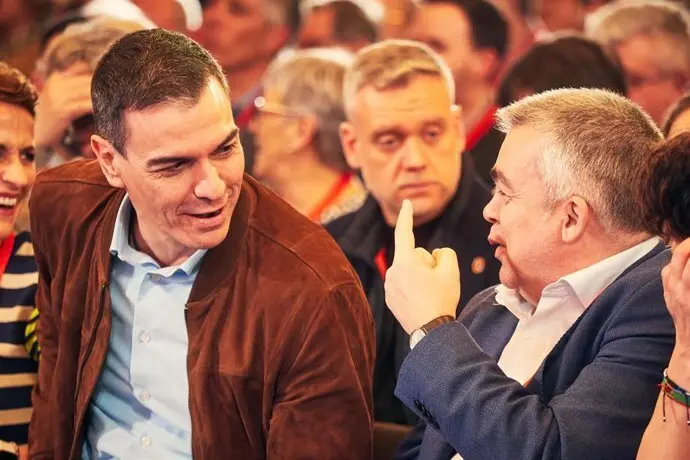 Pedro S&aacute;nchez y Santos Cerd&aacute;n. / EP