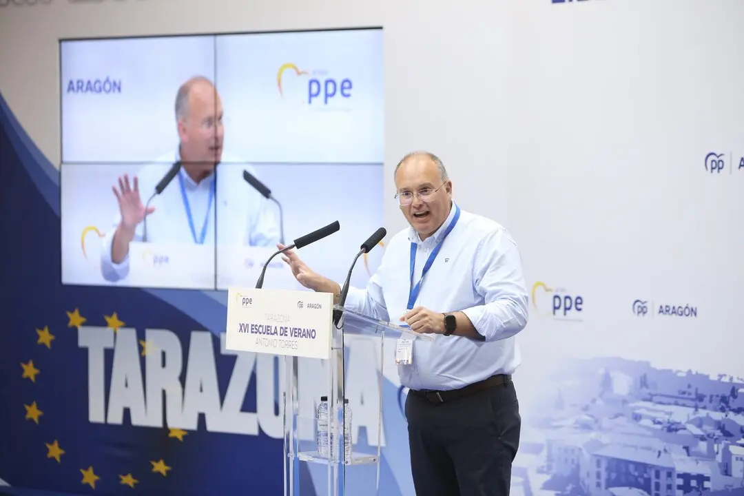 El secretario general del PP Arag&oacute;n, Miguel Tellado. / EP