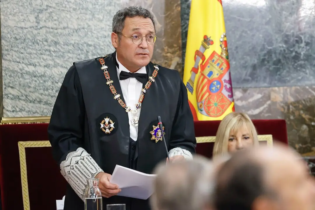 El fiscal general del Estado, &Aacute;lvaro Garc&iacute;a Ortiz durante el tradicional acto de apertura del a&ntilde;o judicial. / EP