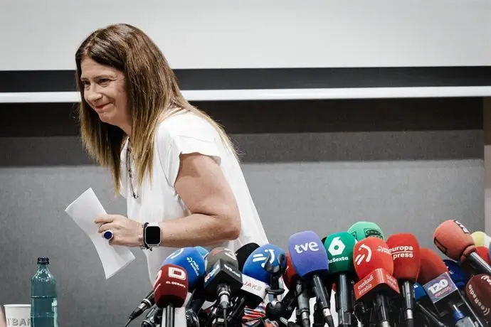 Leire D&iacute;ez, conocida como la &ldquo;fontanera del PSOE&rdquo;. / EP