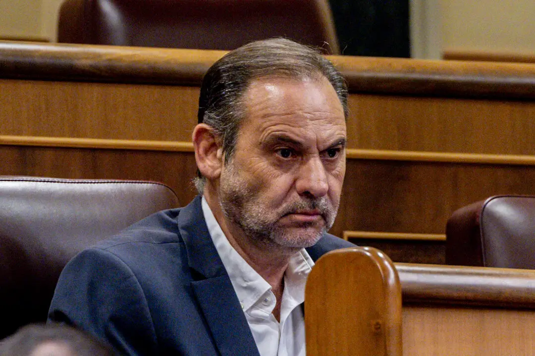 El diputado Jos&eacute; Luis &Aacute;balos durante una sesi&oacute;n plenaria. / EP