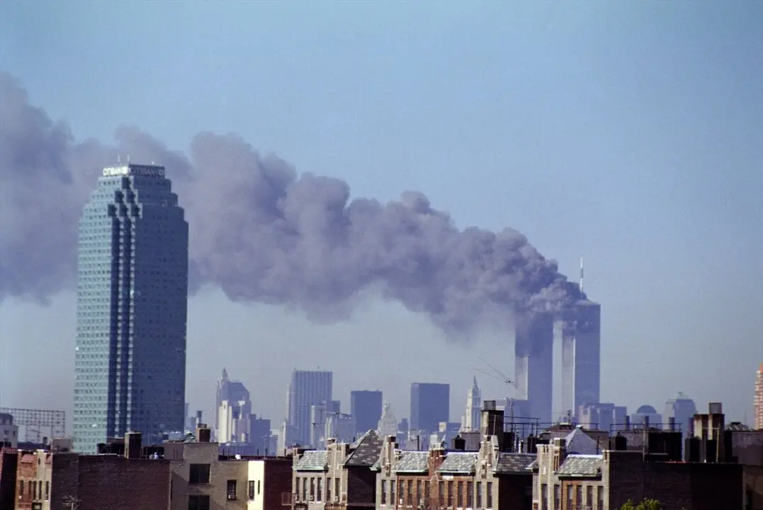 Las Torres Gemelas del World Trade Center de Nueva York en el d&iacute;a de los atentados del 11 de septiembre de 2001. / Fernando Salas