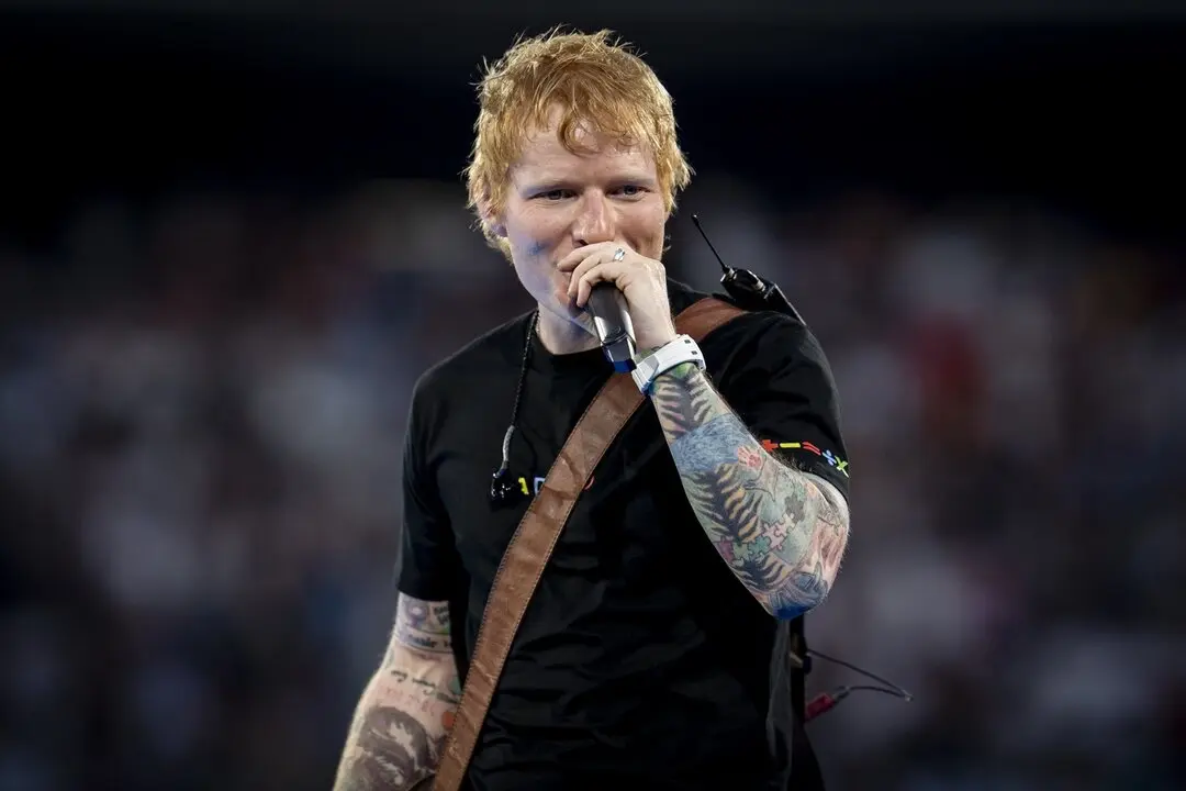 El cantante Ed Sheeran durante un concierto. EP / Archivo