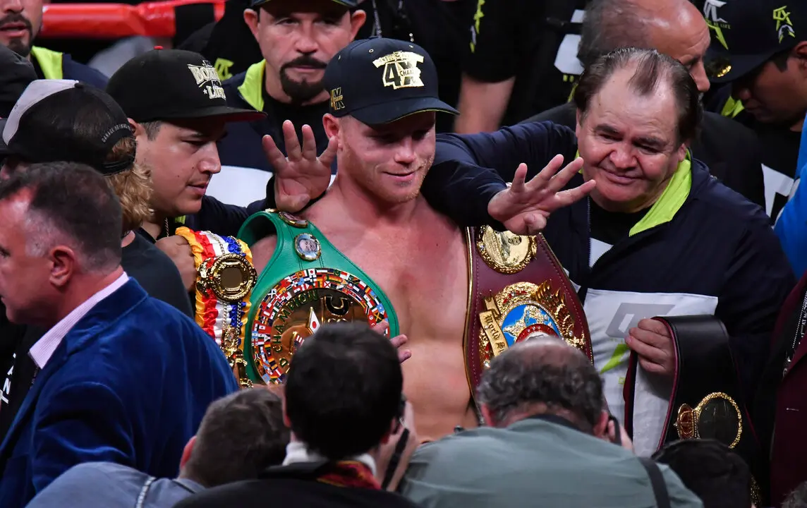 Canelo &Aacute;lvarez se enfrenta a Terence Crawford en un combate hist&oacute;rico en Las Vegas. / EP
