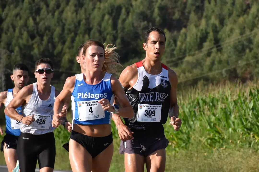 Irene Pelayo de la 38&deg; edici&oacute;n de la Medio Marat&oacute;n Bajo Pas. / A.E