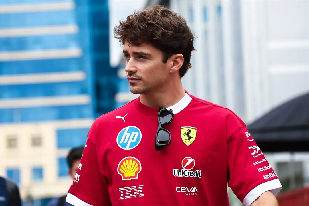 Charles Leclerc durante de el GP de Azerbaiy&aacute;n. / EP