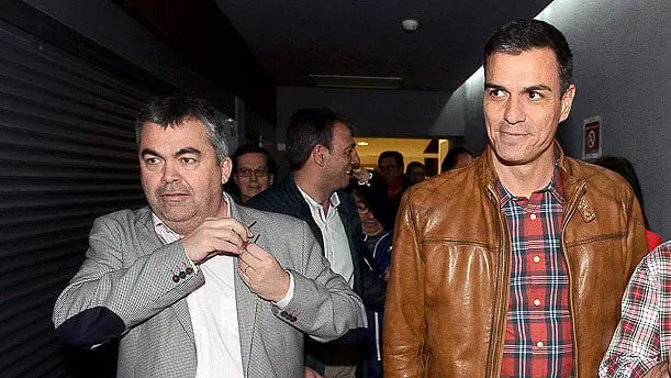 Santos Cerd&aacute;n y Pedro S&aacute;nchez.