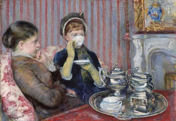 Una de las obras de la artista Mary Cassatt. / x