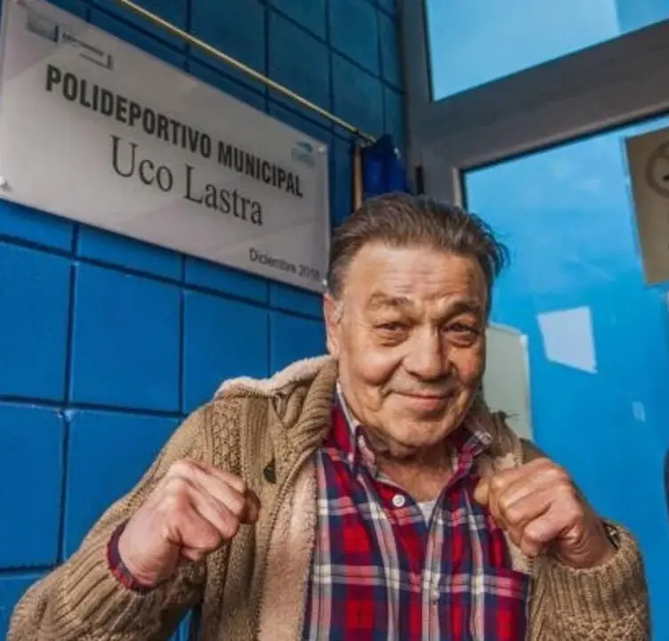 Uco Lastra, el d&iacute;a de inauguraci&oacute;n del pabell&oacute;n con su nombre. / X