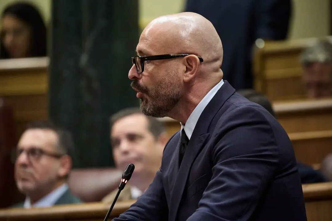 El diputado del PP, Jaime Miguel de los Santos, durante un pleno. / Jes&uacute;s Hell&iacute;n