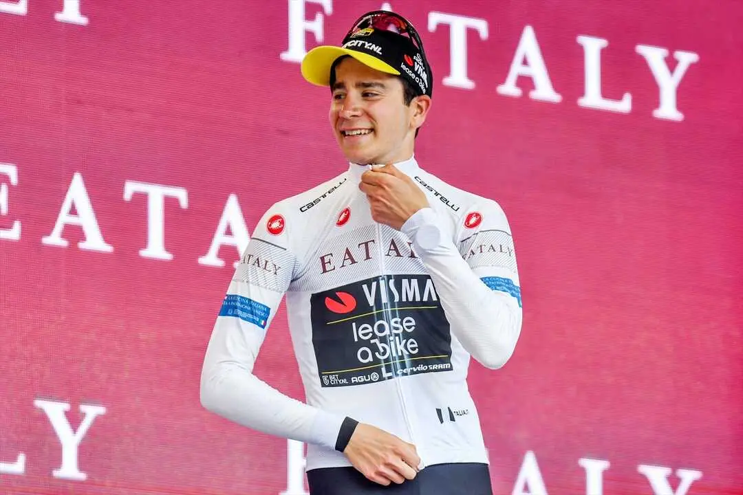 Cian Uijtdebroeks durante el Giro d'Italia 2024. / Andrea Amato