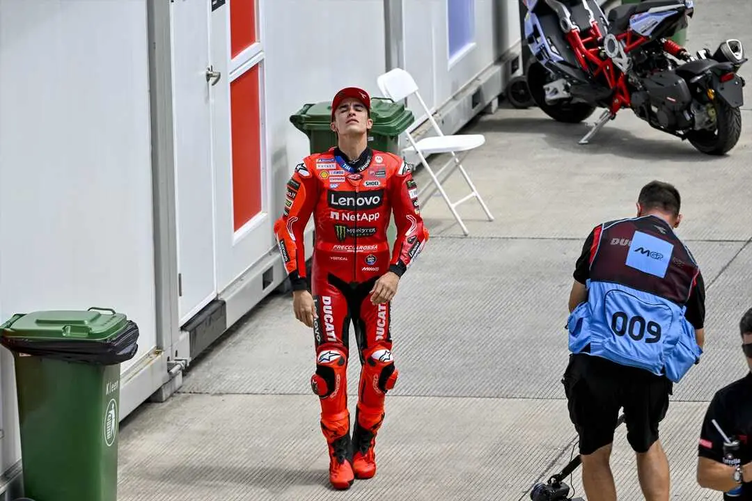 Marc M&aacute;rquez durante el GP de Indonesia. / EP