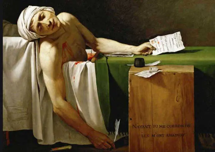 'La muerte de Marat', obra de Jacques Louis-David. / x