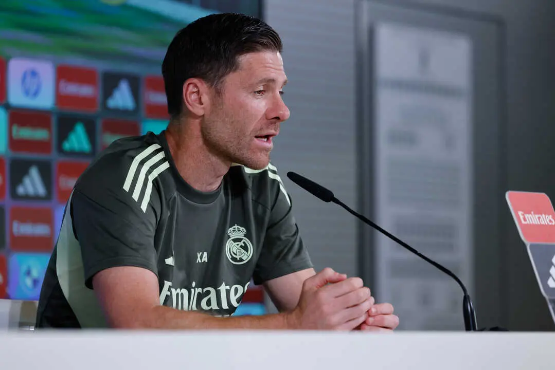 El entrenador del Real Madrid, Xabi Alonso. / EP