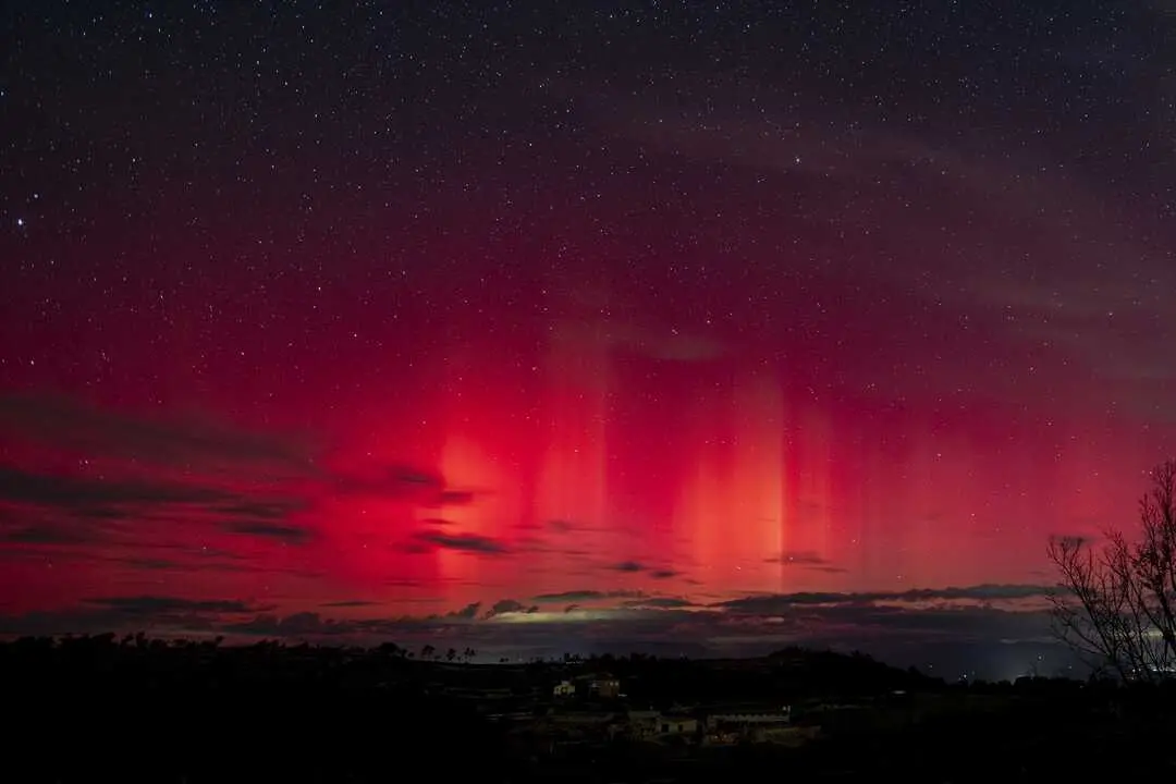 Una aurora boreal desde el observatorio astron&oacute;mico de Castelltallat. Ep / Archivo
