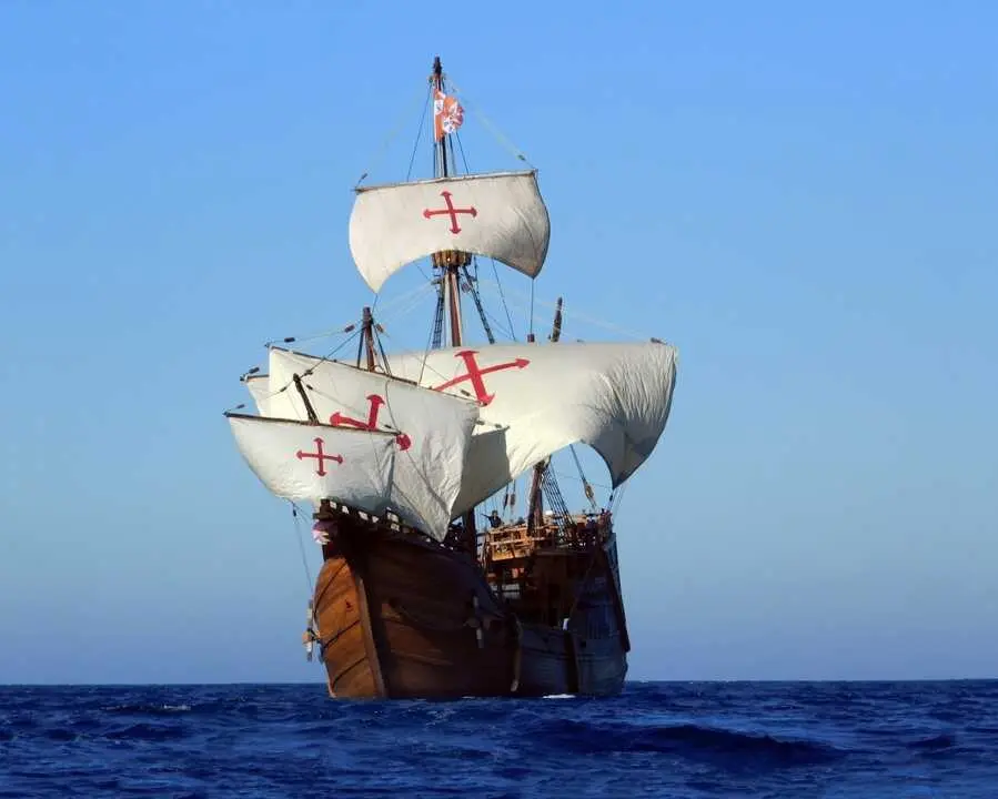 La r&eacute;plica de la Nao Santa Mar&iacute;a. / EP