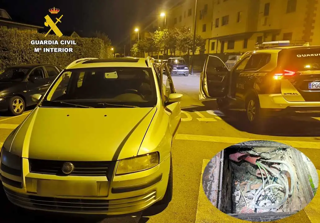 Actuaci&oacute;n de la Guardia Civil en Cartes. / G.C.
