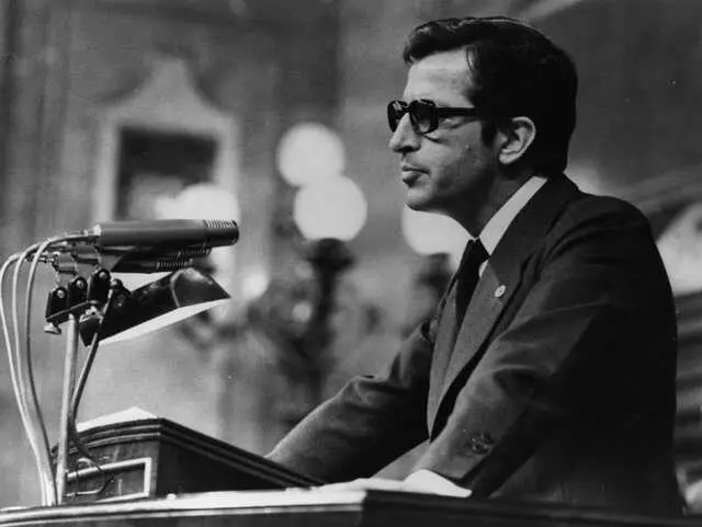 Adolfo Su&aacute;rez, quien fue designado presidente del Gobierno por el rey Juan Carlos I en 1976, al principio de la Transici&oacute;n. / EP