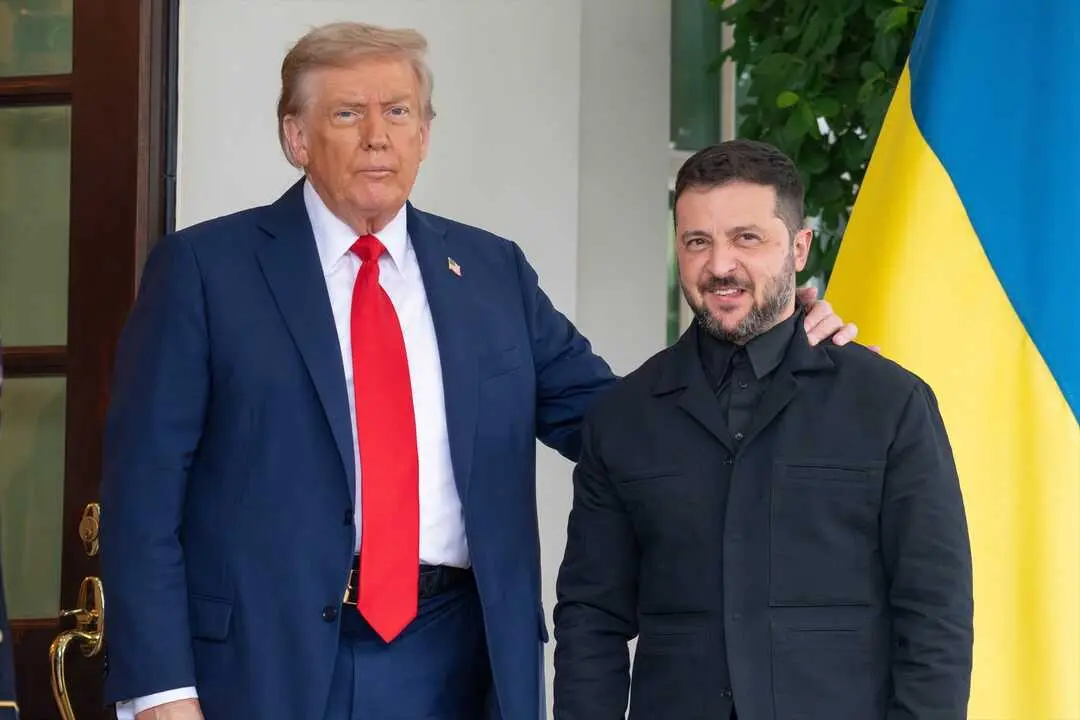 Trump y Zelenski durante una reuni&oacute;n. / EP / Joey Sussman