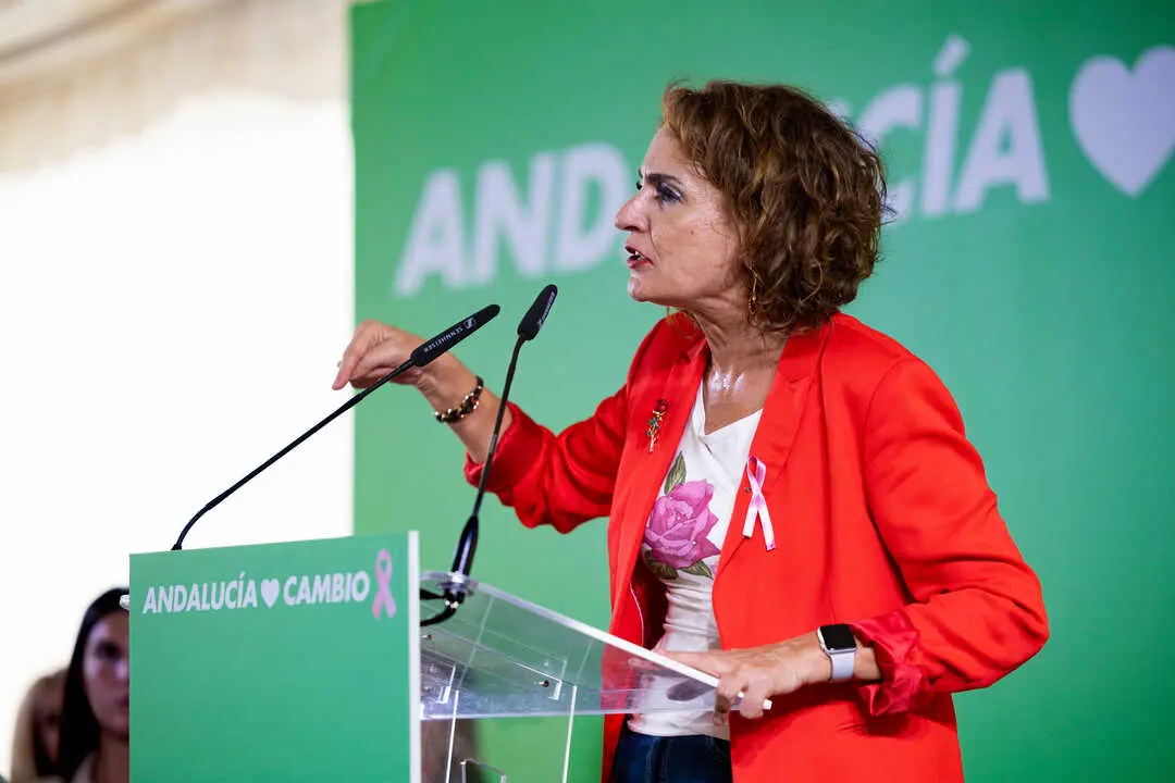 La vicepresidenta primera del Gobierno, Mar&iacute;a Jes&uacute;s Montero. / EP