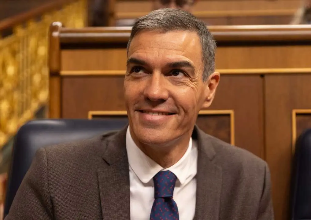 El presidente del Gobierno Pedro S&aacute;nchez, durante una sesi&oacute;n de control al Gobierno, en el Congreso de los Diputados. / Eduardo Parra