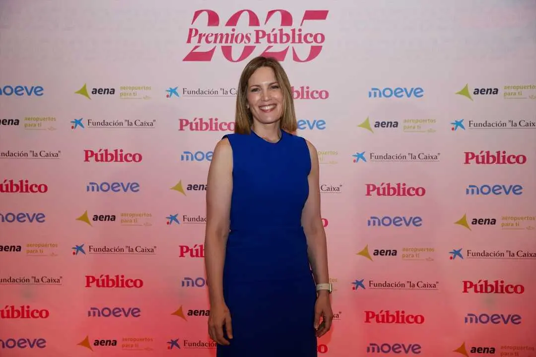 La periodista Silvia Intxaurrondo, durante el photocall de los Premios P&uacute;blico 2025. / Matias Chiofalo