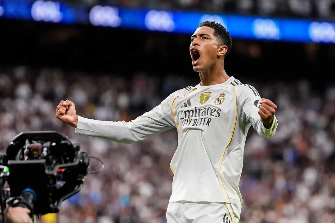 Jude Bellingham del Real Madrid CF celebra un gol. / AFP7