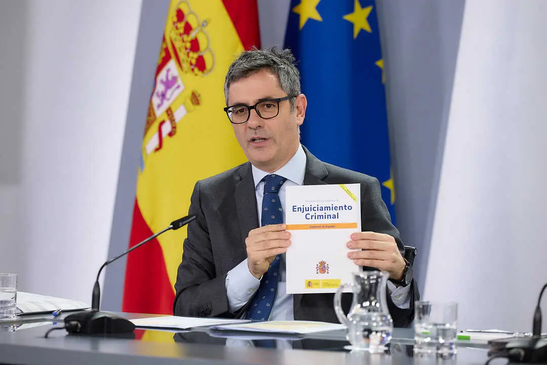 El ministro de Presidencia, Justicia y Relaciones con las Cortes, F&eacute;lix Bola&ntilde;os. / EP