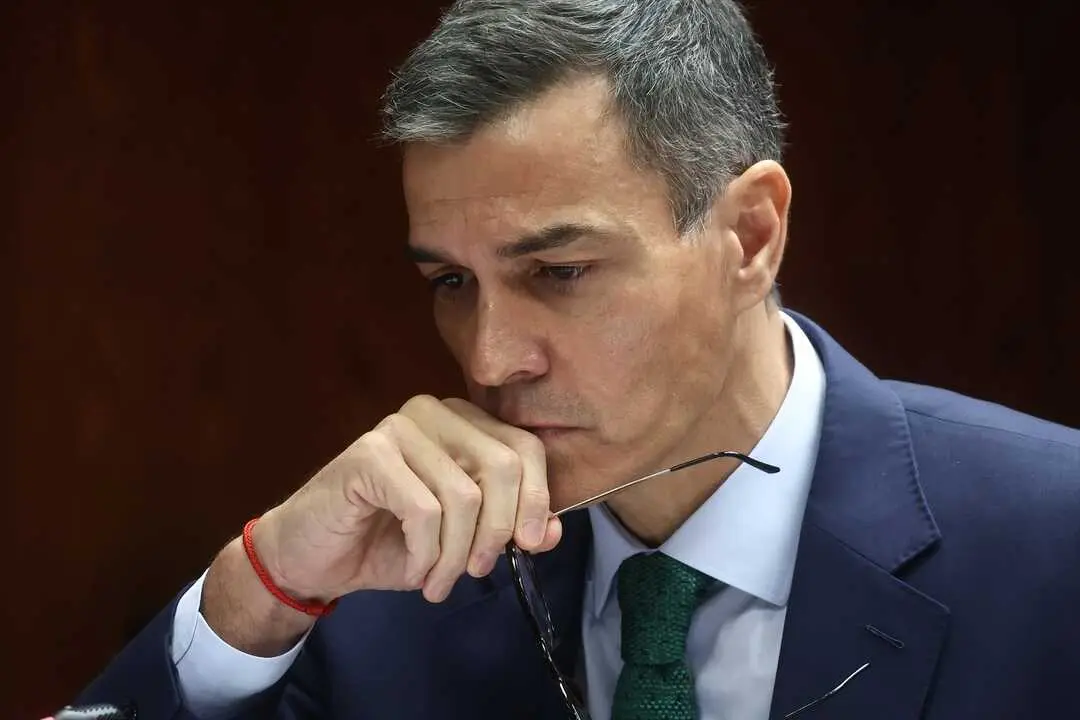 El presidente del Gobierno, Pedro S&aacute;nchez, comparece ante la Comisi&oacute;n de Investigaci&oacute;n sobre el 'caso Koldo'. / Eduard Parra