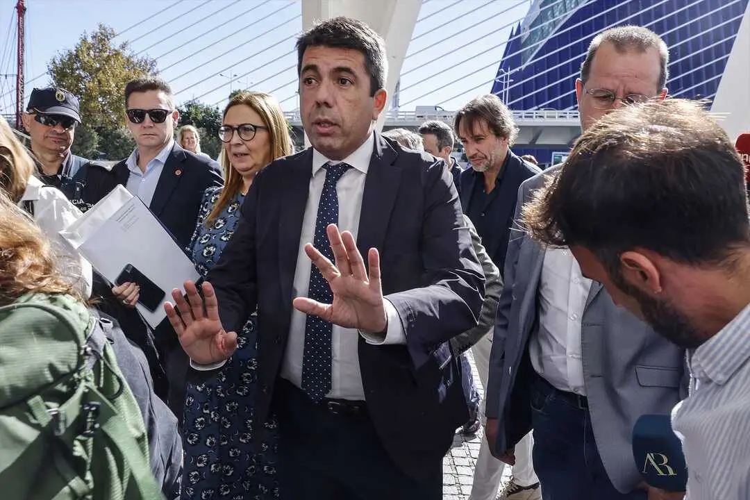 El presidente de la Generalitat valenciana, Carlos Maz&oacute;n. / Rober Solsona