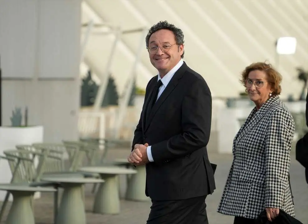 El fiscal general &Aacute;lvaro Garc&iacute;a Ortiz, a su llegada al homenaje a las v&iacute;ctimas de la dana. / Eduardo Manzana