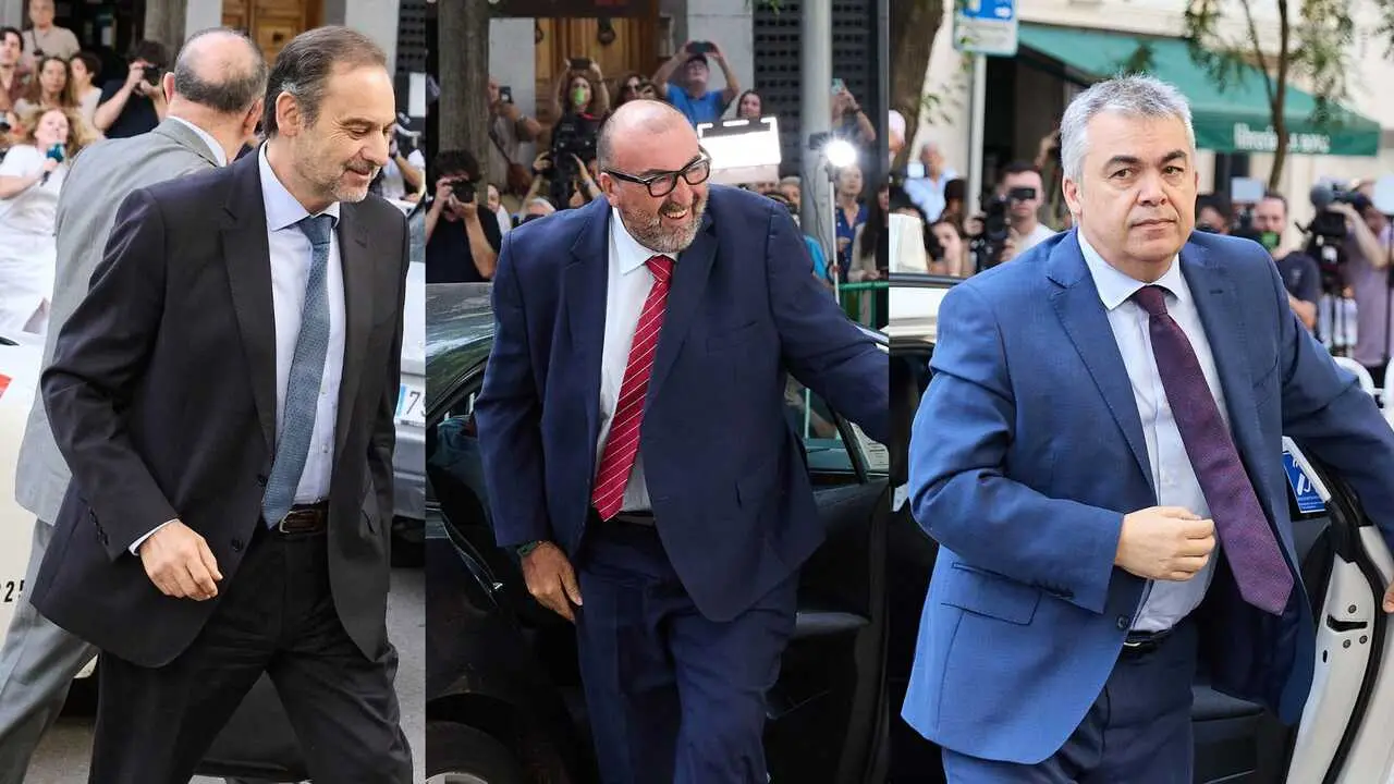 &Aacute;balos, Koldo y Cerd&aacute;n, tres de los responsables. / EP