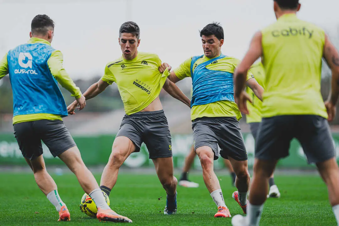 Una de las sesiones de entrenamiento del equipo de esta semana. / RRC