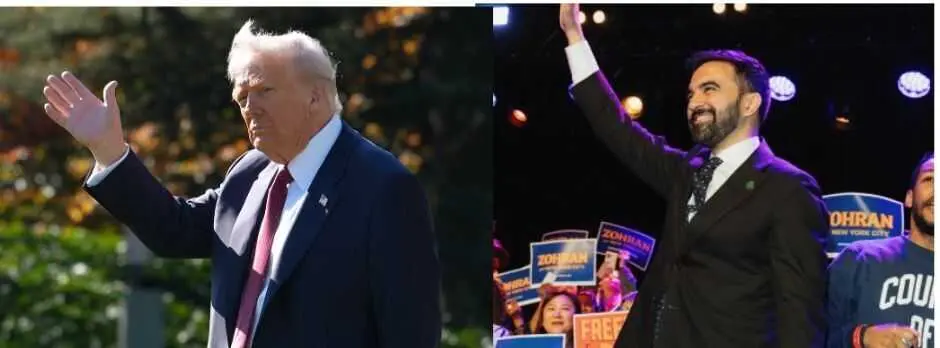 Donald Trump y el nuevo l&iacute;der comunista de Nueva York. / EP