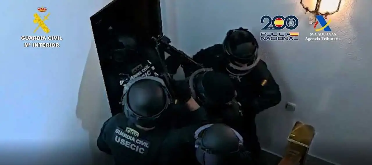 Agentes de la Polic&iacute;a Nacional, la Guardia Civil y la Direcci&oacute;n Adjunta de Vigilancia Aduanera. / P.N.