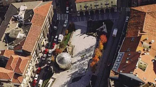 La Plaza Mayor de Torrelavega. / A.E