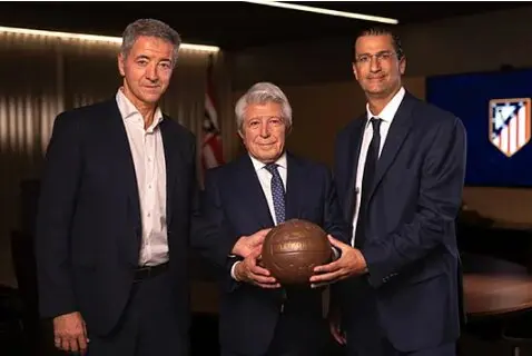Miguel &Aacute;ngel Gil, Enrique Cerezo y Robert Givone de Apollo.ATM