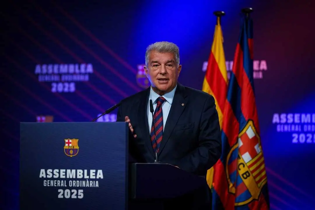 El presidente del FC Barcelona, Joan Laporta. / FCB