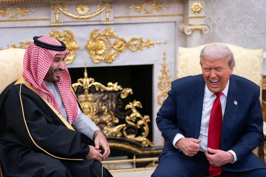 Trump y bin Salman han rubricado el mayor acercamiento bilateral entre EE. UU. y Arabia Saud&iacute; desde 1945. / EP