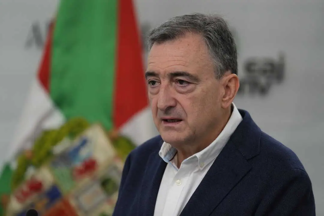 El presidente del EBB de EAJ-PNV, Aitor Esteban. / EP
