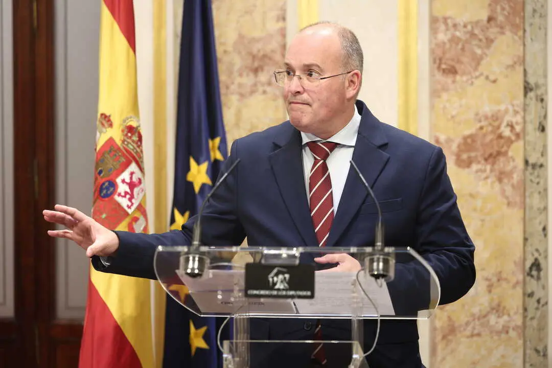 El secretario general del PP, Miguel Tellado. / EP