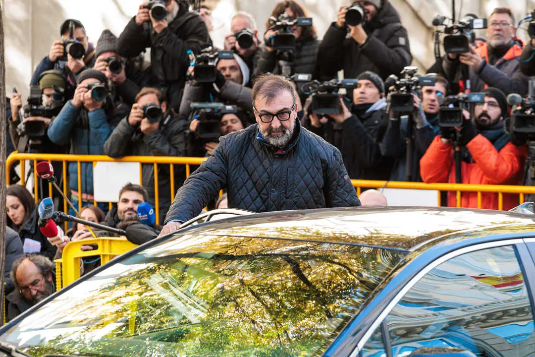 El exasesor Koldo Garc&iacute;a a su llegada al Tribunal Supremo. / EP