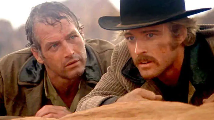 Fotograma de la pel&iacute;cula 'Dos hombres y un destino', dirigida por George Roy Hill y protagonizada por Paul Newman junto a Robert Redford y Katharine Ross. / x